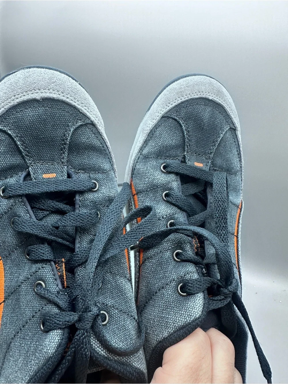 Dr. Scholl's Men's Navy and Orange Casual Sneakers